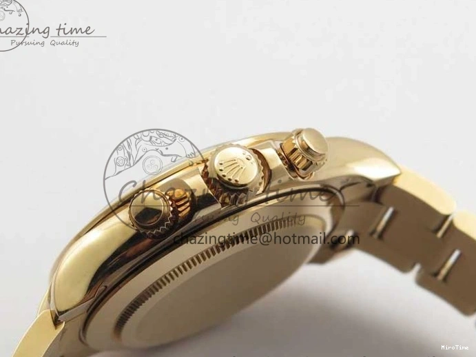 MiroTime 0421 Daytona 116508 RG Noob 1:1 Best Edition 904L SS Case and Bracelet RG Dial Numbers SA Comfortable 2704